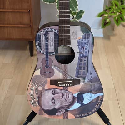 2008 Martin USA 175th Anniversary Dreadnought SPECIAL LIMITED EDITION Robert Goetzl Custom Graphic Artwork American DX-175 Acoustic Guitar TIME CAPSULE CASE QUEEN image 4