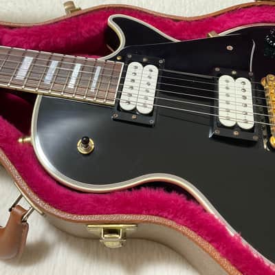 Cool Z Les Paul Custom Type heelless Deep Joint Circle Fretting System Ebony Made in Japan image 4