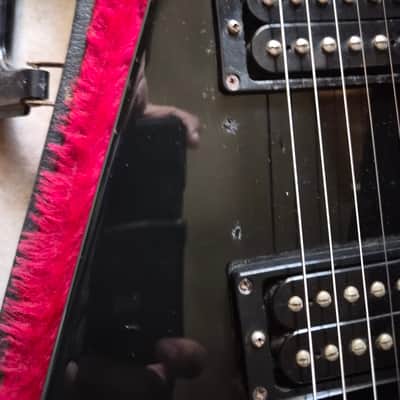 1983 Gibson Flying V I with Stop Bar Tailpiece and Offset Knobs 1981-1988 - Ebony image 18
