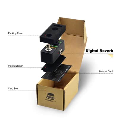 Digital Reverb Mini Guitar Effects Pedal True Bypass image 5