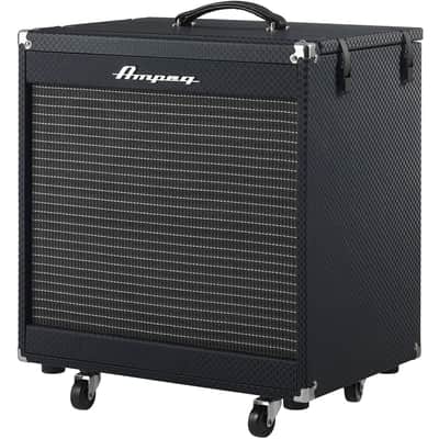Ampeg PF-210HE Portaflex 450-Watt 2x10" Fliptop Bass Speaker Cabinet - Black image 3