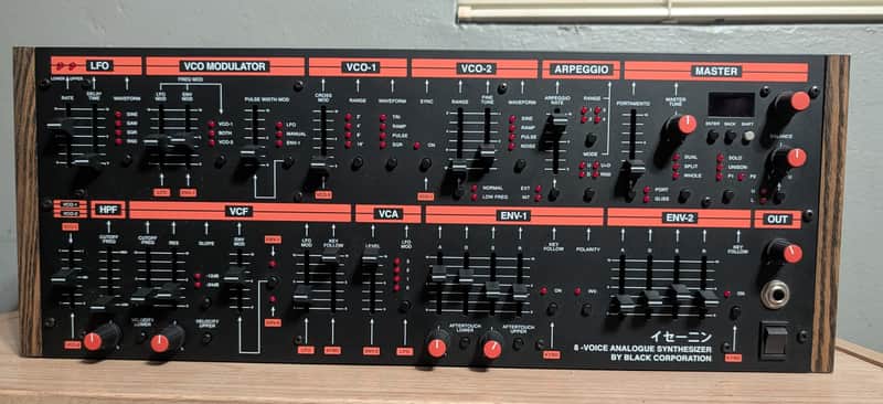 Black Corporation ISE-NIN Polyphonic Analog Synthesizer Desktop Module image 1