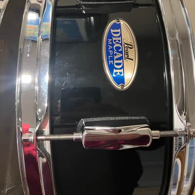Pearl Decade Maple 14x5.5" Snare Piano Black image 2