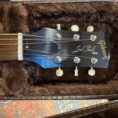 Gibson 1958 Custom Shop Les Paul Junior Double Cut in Cherry Red Nitro, P~90 Dog-Ear, New Dealer Trade, VOS, COA, Faux Alligator HSC and Fab SetUp! image 6