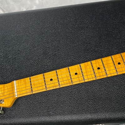 NEW! Fender Custom Shop Flamethrower Telecaster - NOS - Modern Specs - Texas Special Pick-Ups - AAAA Flamed Neck - Magenta Sparkle - Authorized Dealer - 7.55lbs - G07167 image 11