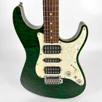 2004 Tom Anderson Hollow Drop Top Classic – Translucent Forest Green image 5