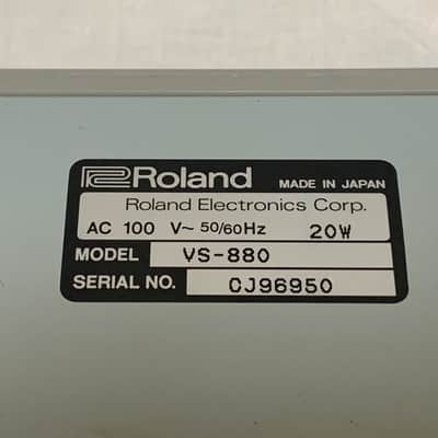 Roland VS-880 Digital Studio Workstation 1996 - 1998 - Gray /Changed to SD card image 9