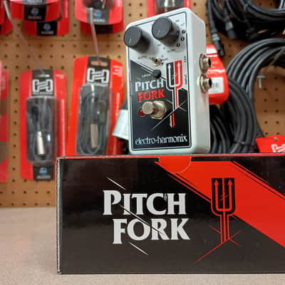 Electro-Harmonix Pitch Fork Polyphonic Pitch Shifter / Harmony Pedal - Black / White / Red image 1