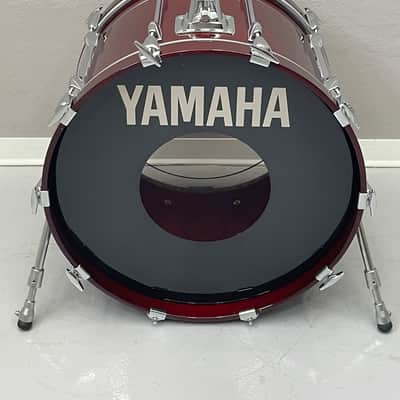 Yamaha Recording Custom 20x14 Bass Drum Cherry Made in japan image 11