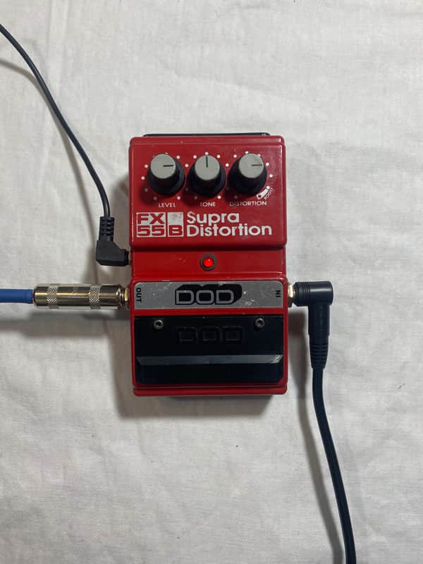 DOD Supra Distortion FX55-B 1986 - 1998 - Red image 1