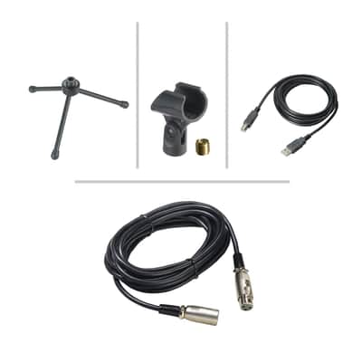Audio-Technica AT2005USB Cardioid Dynamic USB/XLR Microphone,Black image 5