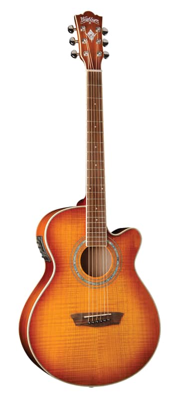 Washburn Festival EA15 Ice Tea Burst image 1