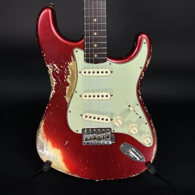 Fender Custom Shop 1963 Stratocaster Super Heavy Relic - Candy Apple Red image 2