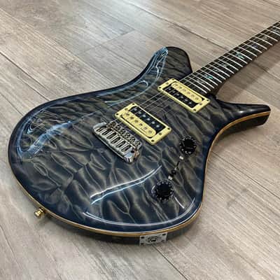 Brogi Vanguard Custom Guitar 2007 Black Transparent image 7