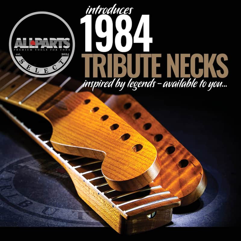 Allparts Select Tribute Series "1984" Replacement Strat Neck AAA+ Roasted Flame Maple - Licensed by Fender image 1