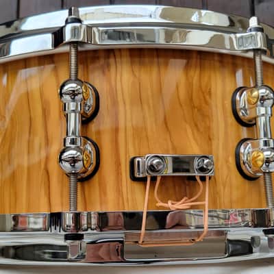 Pearl& Drum Art OliveTree Stave Snare Drum 14x5.5 image 2
