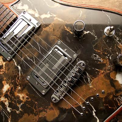 Collectors! Masterbuilt Nemesis with top made of real Black & Gold Marble. Pure artwork and sound image 2