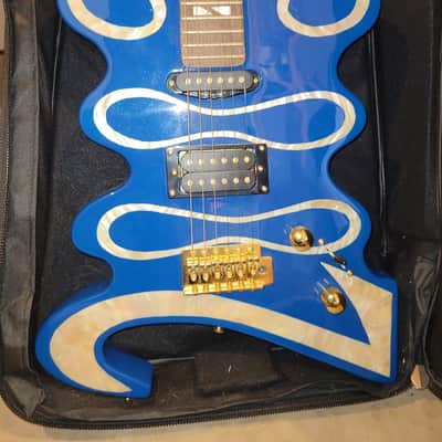 Unique 2008 Blue Electric Guitar image 2