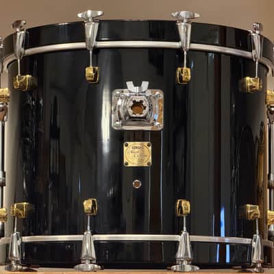 1990's Yamaha Maple Custom 10/12/13/16/22 Black Lacquer Drum Kit image 3