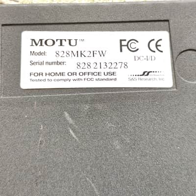 MOTU 828mkII FireWire Audio Interface Rackmount – Powers On, Untested, No Power Cord image 8