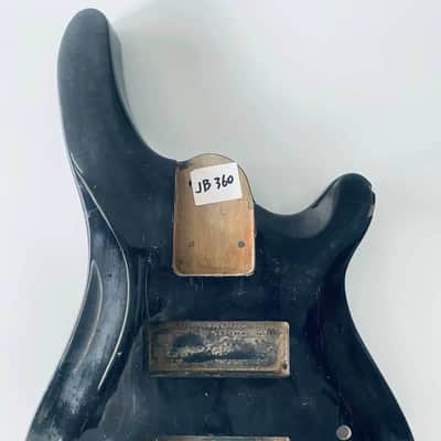 Black Basswood Glossy Finish Bass Guitar Body image 2