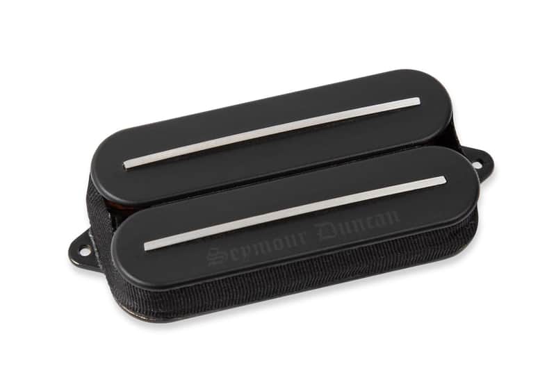 Seymour Duncan Black Winter Rails Bridge Humbucker Pickup – 6-String, Passive, High-Output, Ceramic Magnets – Black image 1