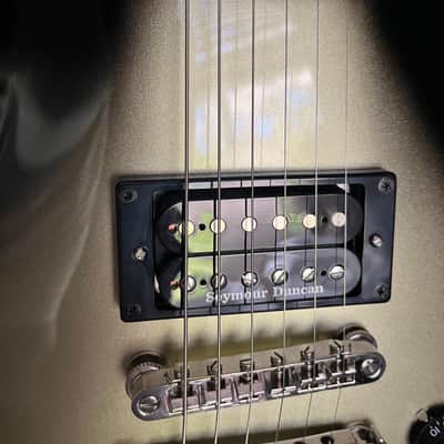 ADAM JONES CUSTOM SHOP 1979 Les Paul custom. Antique SILVER BURST with ZERO LAME IMAGES on the back of this beautiful guitar. image 9