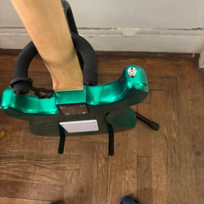 Custom Built 2026 guitar, Mahogany Body, Maple neck with laurel fingerboard. Metallic green body. Pro setup done play's great. Upgraded locking tuners, Matching Bridge image 6