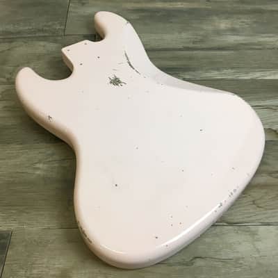 Made to Order - FRANCHIN Uranius bass body Relic Aged 100% Nitro Lacquer (Sunburst/ Black/ White/ Blue/ Green/ Yellow/ Red/ Pink/ Burgundy/ Purple/ Gold/ Silver, etc.) Basswood Poplar Jazz-Bass Style Made in Italy image 18