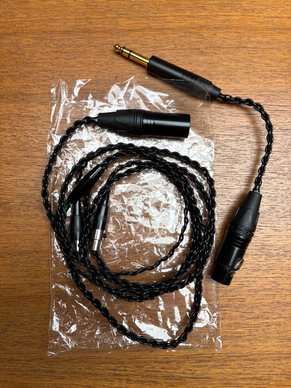 Audeze LCD Series Standard Combo Cable + XLR to 6.35mm Adapter, Balanced Cable + 4-Pin XLR to 6.35mm Stereo Adapter image 1