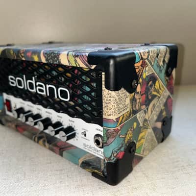 Custom Van Halen Soldano mini 30 watt stack made in Nashville. COA and original Van Halen 90’s comic included ! image 7