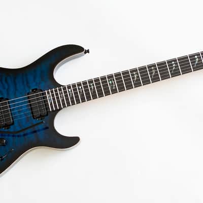 Carvin DC600 Piezo 2013-2015 Deep Blue Quilt (Kiesel) image 1