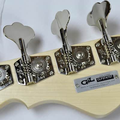 G&L LB-100 USA Custom Monkey Pod Bass in Natural Satin image 12