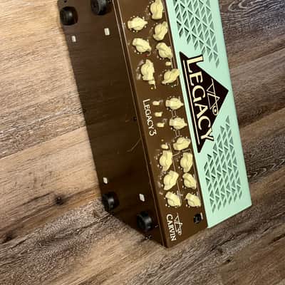 Carvin Legacy 3 Model VL300 Steve Vai Signature 3-Channel 100-Watt Guitar TUBE Amp Head 2012 - 2017 RARE VAI GREEN/TEAL/SEA FOAM Green Top image 7