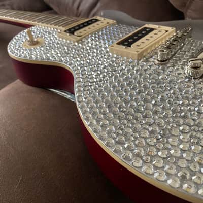 Paul Stanley Guitar Rhinestone Epiphone Les Paul Rhinestone image 6