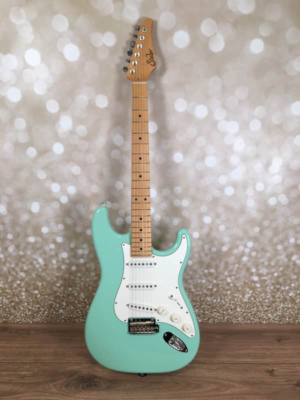 Suhr Classic S Sea Foam Green Maple Neck image 1