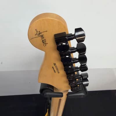 Used Fender JIM ROOT Signature JAZZMASTER V4 Ebony Polar White Electric Guitar with Original Case image 14