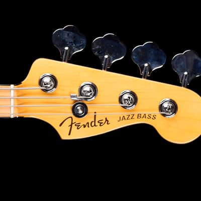 Fender American Ultra Jazz Bass with Maple Fretboard 2023 - Texas Tea image 6