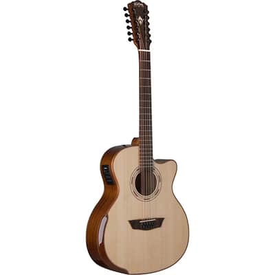Washburn WCG15SCE12 Comfort Series Solid Spruce Top Mahogany 12-String Acoustic-Electric Guitar image 1