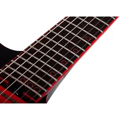 Schecter  Guitar Research Sunset-6 ET EX Red Dawn Electric Guitar  2025 - SUPER HOT NEW GUITAR FROM SCHECTER , GET YOUR BAT SIGNAL READY AND MAY THE FORCE BE WITH YOU ! image 12