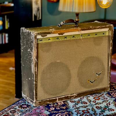 1957 Magnatone Custom 280 STEREO-VIBRATO 2x12 Tonemaster 35WATT image 2