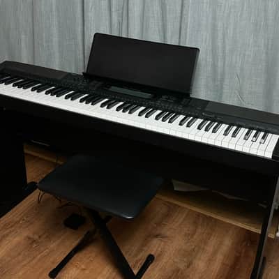 Casio CDP-200R 88 Key Digital Piano Keyboard Bundle 2010 Black