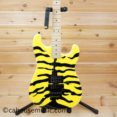 ESP LTD GL-200MT George Lynch Signature - Yellow with Tiger Graphic image 13