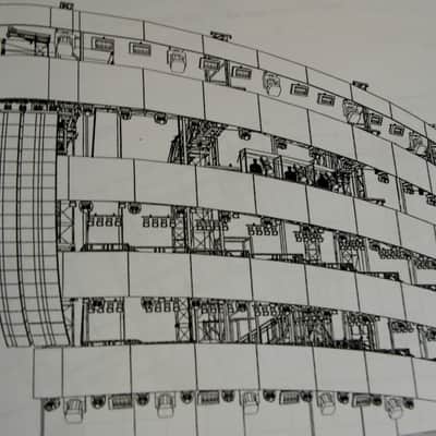 ROLLING STONES MANHATTAN   2005 STAGE PLANS. BIGGER BANG TOUR. ORIGINAL. COLLECTIBLE.  RARE. image 22
