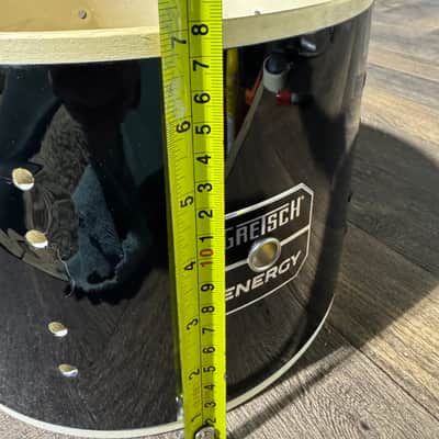 Gretsch Energy Tom Drum Shell 10”x7” Bare Wood Project / Black #MX81 image 5