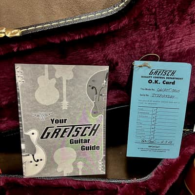 Gretsch G6120T-55 Vintage Select '55 Chet Atkins Hollow Body with Bigsby 2016 - Present - Vintage Orange Stain image 11