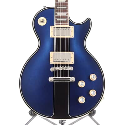 Epiphone Les Paul Standard 60s - Metallic Black with Blue and Burgundy Custom Paint (SR) (9090A) image 1