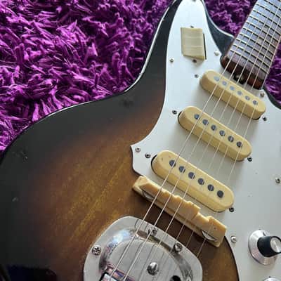 【1960s 日本製】ZEN-ON EP-140 フルアコ リフレット済 1965-1969 Zen-On/Morales ZES-130 Fender Offset MIJ Vintage Guitar