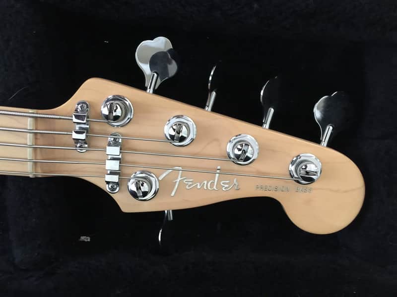 Fender American Deluxe Precision Bass V 5 string 2005 Natural