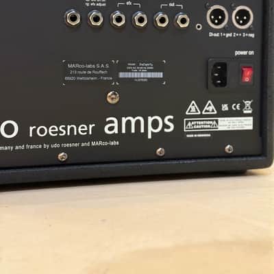UDO ROESNER AMPS Da Capo 75w - Acoustic Guitar Combo image 6